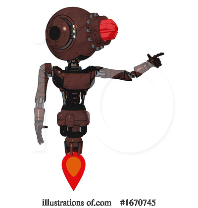 Royalty-Free (RF) Robot Clipart Illustration by Leo Blanchette - Stock Sample #1670745