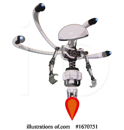Royalty-Free (RF) Robot Clipart Illustration by Leo Blanchette - Stock Sample #1670751