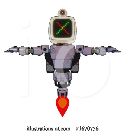 Royalty-Free (RF) Robot Clipart Illustration by Leo Blanchette - Stock Sample #1670756