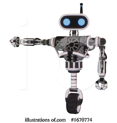 Royalty-Free (RF) Robot Clipart Illustration by Leo Blanchette - Stock Sample #1670774