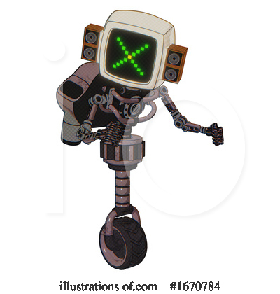 Royalty-Free (RF) Robot Clipart Illustration by Leo Blanchette - Stock Sample #1670784