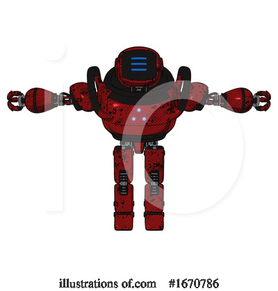 Royalty-Free (RF) Robot Clipart Illustration by Leo Blanchette - Stock Sample #1670786