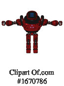 Robot Clipart #1670786 by Leo Blanchette