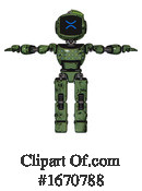 Robot Clipart #1670788 by Leo Blanchette