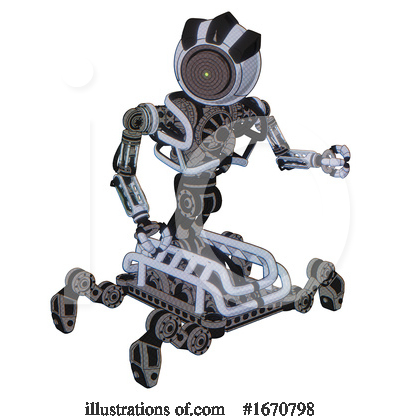 Royalty-Free (RF) Robot Clipart Illustration by Leo Blanchette - Stock Sample #1670798