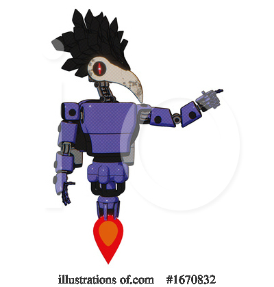 Royalty-Free (RF) Robot Clipart Illustration by Leo Blanchette - Stock Sample #1670832
