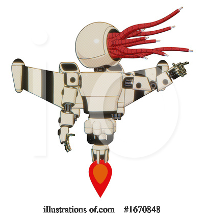 Royalty-Free (RF) Robot Clipart Illustration by Leo Blanchette - Stock Sample #1670848