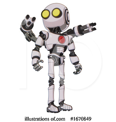 Royalty-Free (RF) Robot Clipart Illustration by Leo Blanchette - Stock Sample #1670849