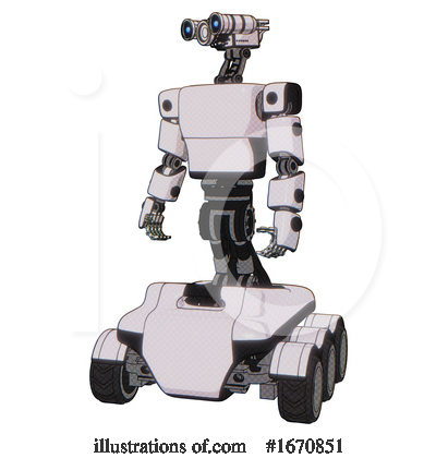 Royalty-Free (RF) Robot Clipart Illustration by Leo Blanchette - Stock Sample #1670851