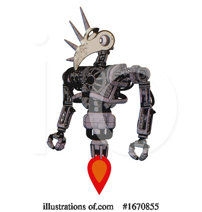 Royalty-Free (RF) Robot Clipart Illustration by Leo Blanchette - Stock Sample #1670855