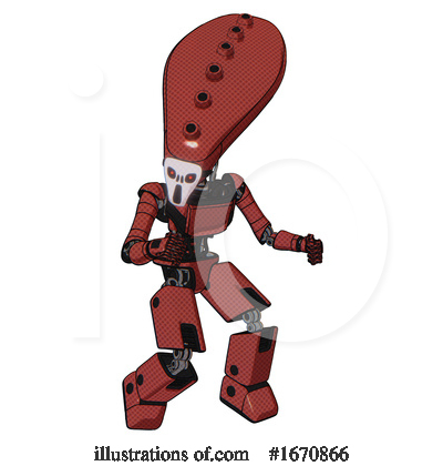 Royalty-Free (RF) Robot Clipart Illustration by Leo Blanchette - Stock Sample #1670866