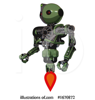 Royalty-Free (RF) Robot Clipart Illustration by Leo Blanchette - Stock Sample #1670872