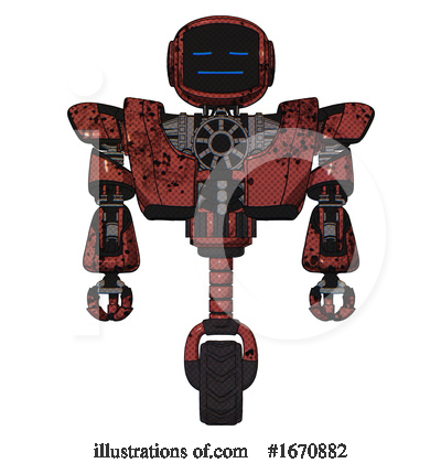 Royalty-Free (RF) Robot Clipart Illustration by Leo Blanchette - Stock Sample #1670882