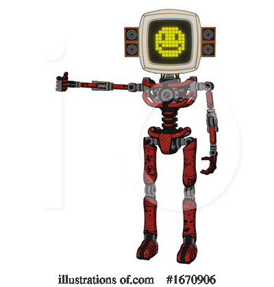 Royalty-Free (RF) Robot Clipart Illustration by Leo Blanchette - Stock Sample #1670906