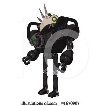 Royalty-Free (RF) Robot Clipart Illustration by Leo Blanchette - Stock Sample #1670907