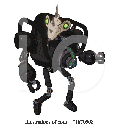 Royalty-Free (RF) Robot Clipart Illustration by Leo Blanchette - Stock Sample #1670908