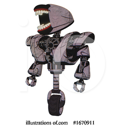 Royalty-Free (RF) Robot Clipart Illustration by Leo Blanchette - Stock Sample #1670911