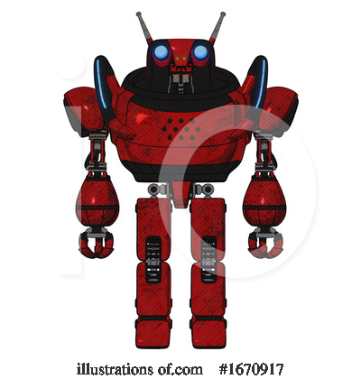 Royalty-Free (RF) Robot Clipart Illustration by Leo Blanchette - Stock Sample #1670917