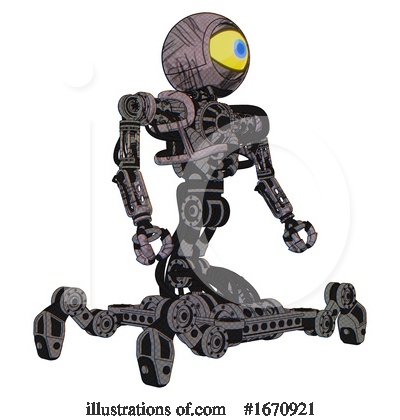 Royalty-Free (RF) Robot Clipart Illustration by Leo Blanchette - Stock Sample #1670921