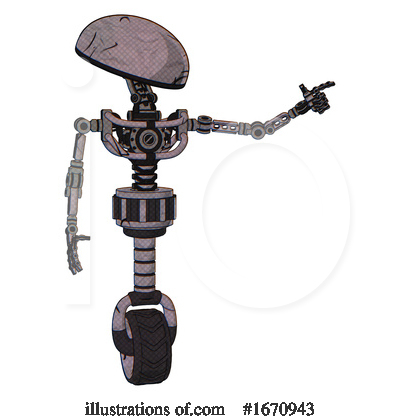 Royalty-Free (RF) Robot Clipart Illustration by Leo Blanchette - Stock Sample #1670943