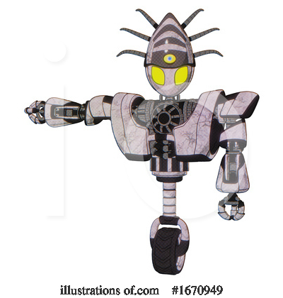 Royalty-Free (RF) Robot Clipart Illustration by Leo Blanchette - Stock Sample #1670949