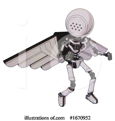 Royalty-Free (RF) Robot Clipart Illustration by Leo Blanchette - Stock Sample #1670952