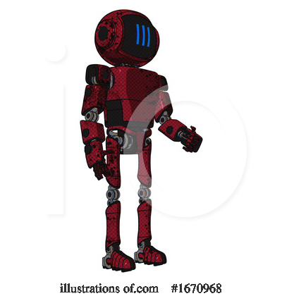 Royalty-Free (RF) Robot Clipart Illustration by Leo Blanchette - Stock Sample #1670968
