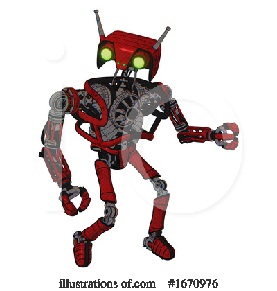 Royalty-Free (RF) Robot Clipart Illustration by Leo Blanchette - Stock Sample #1670976