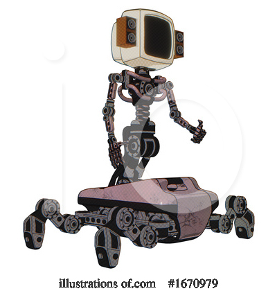 Royalty-Free (RF) Robot Clipart Illustration by Leo Blanchette - Stock Sample #1670979