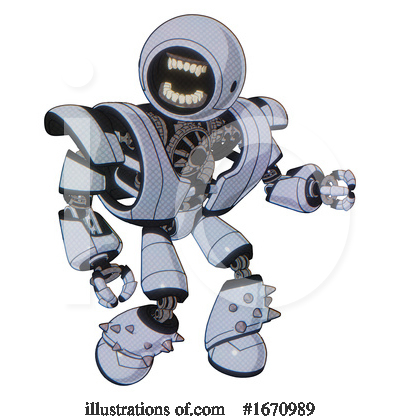 Royalty-Free (RF) Robot Clipart Illustration by Leo Blanchette - Stock Sample #1670989