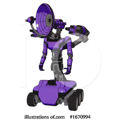 Royalty-Free (RF) Robot Clipart Illustration by Leo Blanchette - Stock Sample #1670994
