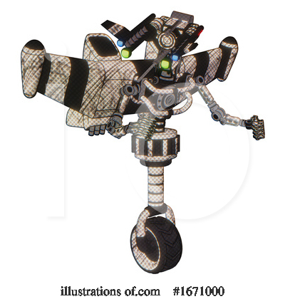 Royalty-Free (RF) Robot Clipart Illustration by Leo Blanchette - Stock Sample #1671000