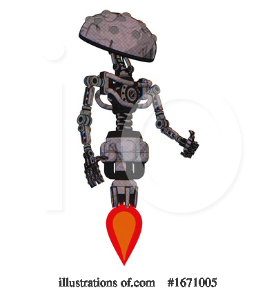 Royalty-Free (RF) Robot Clipart Illustration by Leo Blanchette - Stock Sample #1671005