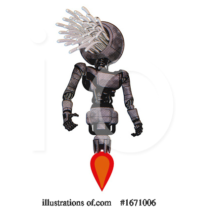 Royalty-Free (RF) Robot Clipart Illustration by Leo Blanchette - Stock Sample #1671006