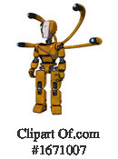 Robot Clipart #1671007 by Leo Blanchette