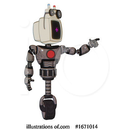 Royalty-Free (RF) Robot Clipart Illustration by Leo Blanchette - Stock Sample #1671014