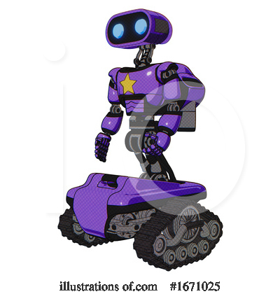 Royalty-Free (RF) Robot Clipart Illustration by Leo Blanchette - Stock Sample #1671025