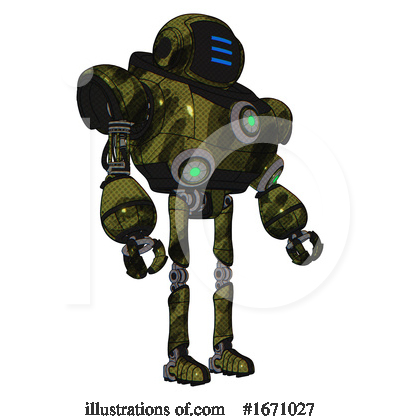 Royalty-Free (RF) Robot Clipart Illustration by Leo Blanchette - Stock Sample #1671027