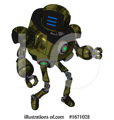 Royalty-Free (RF) Robot Clipart Illustration by Leo Blanchette - Stock Sample #1671028