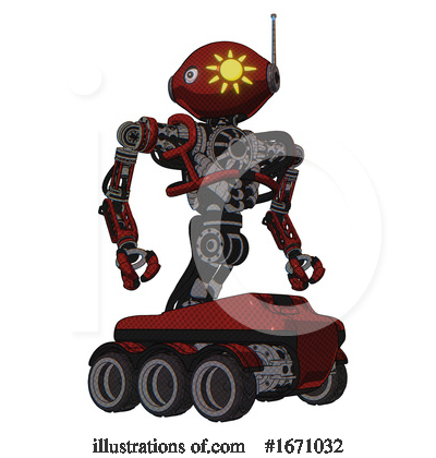 Royalty-Free (RF) Robot Clipart Illustration by Leo Blanchette - Stock Sample #1671032