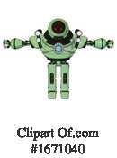 Robot Clipart #1671040 by Leo Blanchette