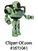 Robot Clipart #1671041 by Leo Blanchette