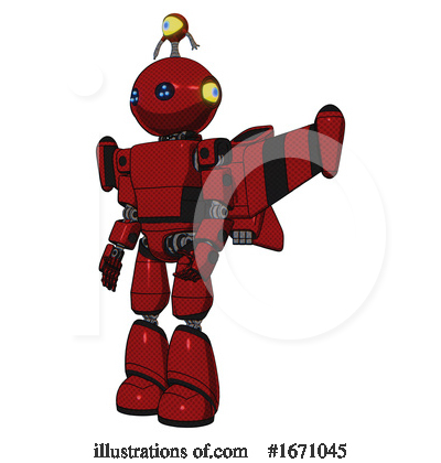 Royalty-Free (RF) Robot Clipart Illustration by Leo Blanchette - Stock Sample #1671045