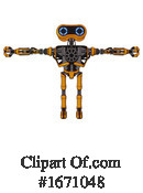 Robot Clipart #1671048 by Leo Blanchette