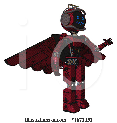 Royalty-Free (RF) Robot Clipart Illustration by Leo Blanchette - Stock Sample #1671051