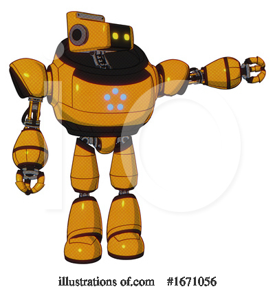 Royalty-Free (RF) Robot Clipart Illustration by Leo Blanchette - Stock Sample #1671056