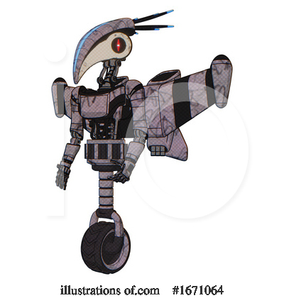 Royalty-Free (RF) Robot Clipart Illustration by Leo Blanchette - Stock Sample #1671064