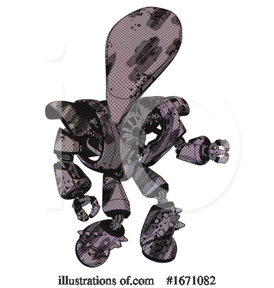 Royalty-Free (RF) Robot Clipart Illustration by Leo Blanchette - Stock Sample #1671082