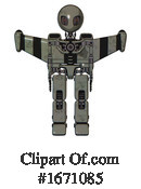 Robot Clipart #1671085 by Leo Blanchette