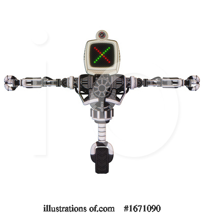 Royalty-Free (RF) Robot Clipart Illustration by Leo Blanchette - Stock Sample #1671090
